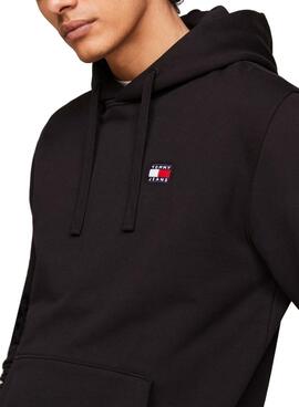 Tommy Jeans Kapuzenpullover in Schwarz für Herren