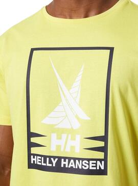 T-Shirt Helly Hansen Shoreline in Limettengrün für Herren