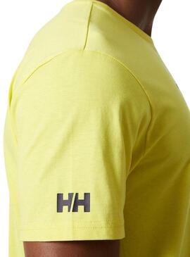 T-Shirt Helly Hansen Shoreline in Limettengrün für Herren