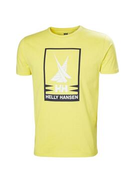 T-Shirt Helly Hansen Shoreline in Limettengrün für Herren