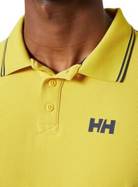 Poloshirt Helly Hansen Kos UPF 50 gelb für Herren