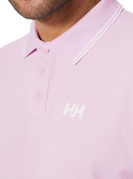 Polo Helly Hansen Kos UPF 50 in Rosa für Herren.