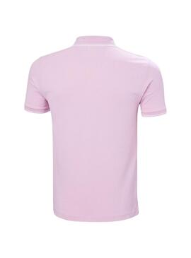 Polo Helly Hansen Kos UPF 50 in Rosa für Herren.