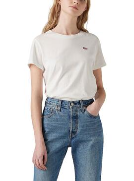 T-shirt Levis Basic white für Frauen.