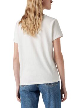 T-shirt Levis Basic white für Frauen.