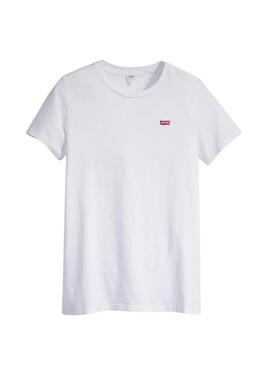 T-shirt Levis Basic white für Frauen.