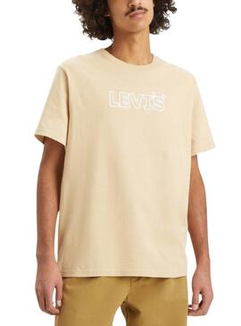 T-Shirt Levis Corded beige für Männer