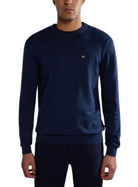 Napapijri Pullover Decatur in Blau für Herren