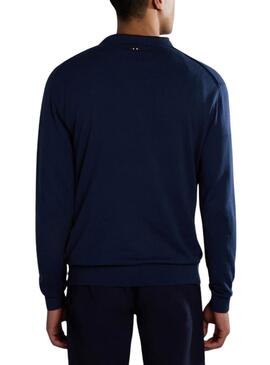 Napapijri Pullover Decatur in Blau für Herren