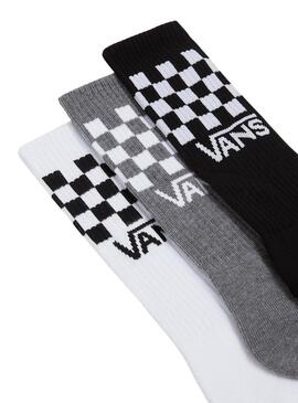 Socken Vans Check Pack Mehrfarbige Socken für Damen und Herren.