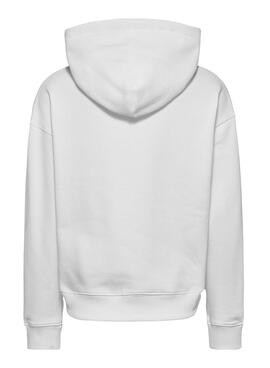 Tommy Jeans Sweatshirt  Boxy Fit in Weiß für Damen.