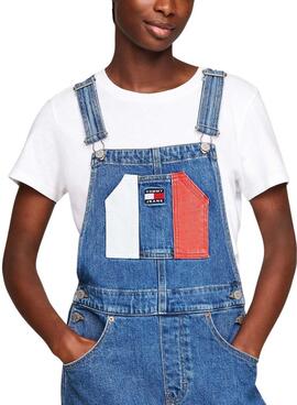 Kleid Tommy Jeans Dungaree Denim für Damen