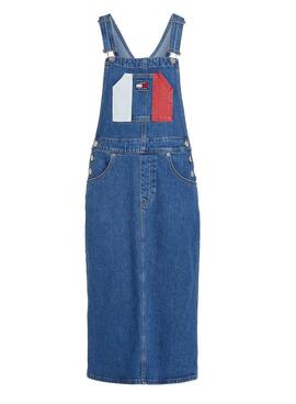 Kleid Tommy Jeans Dungaree Denim für Damen