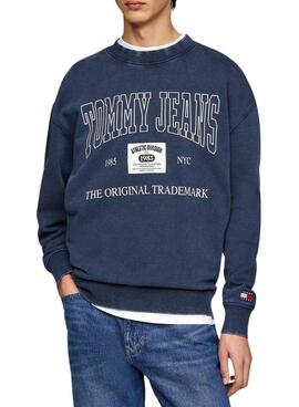 Tommy Jeans Relaxed Archive Sweatshirt in Blau für Männer