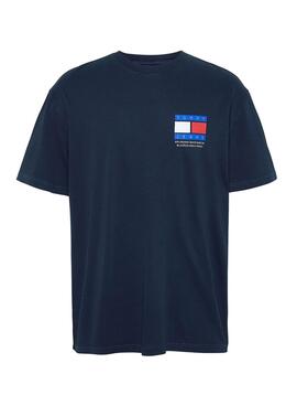 Tommy Jeans t-shirt Novelty Marineblau