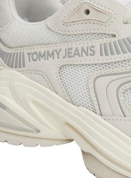 Sneaker Tommy Jeans Trendy Weiß für Frauen.