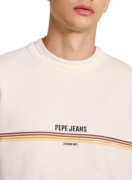 Sweatshirt Pepe Jeans Sander Weiß für Männer