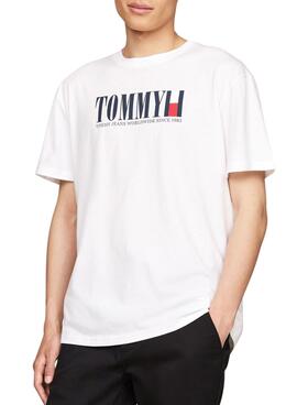 T-Shirt Tommy Jeans Regular DNA Weiß Herren