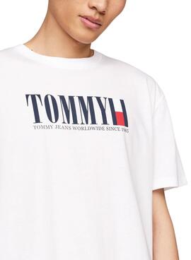 T-Shirt Tommy Jeans Regular DNA Weiß Herren