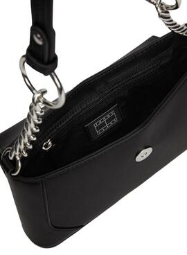 Tasche Tommy Jeans Idol Shoulder in Schwarz für Damen.