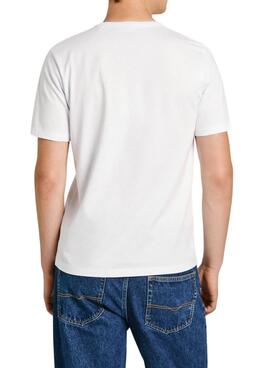 T-shirt Pepe Jeans Adur weiß für Herren