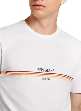 T-shirt Pepe Jeans Adur weiß für Herren