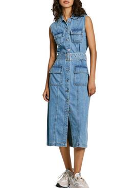 Kleid Pepe Jeans Liz Denim für Damen