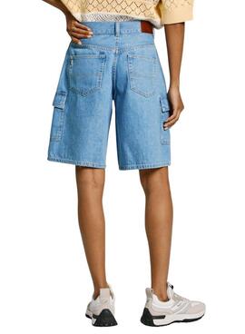 Pepe Jeans Worker Shorts in Blau für Frauen