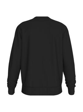 Sweatshirt Calvin Klein Jeans Outline Monologo schwarz für Männer