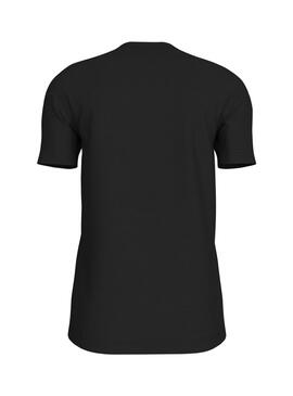 T-Shirt Calvin Klein Jeans Outline schwarz für Männer