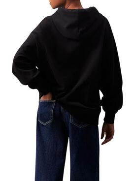 Calvin Klein Jeans Oversized Sweatshirt in Schwarz für Damen.