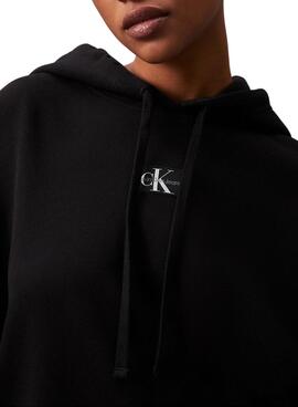 Calvin Klein Jeans Oversized Sweatshirt in Schwarz für Damen.