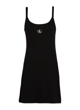 Schwarzes Calvin Klein Jeans Trägerkleid für Frauen.