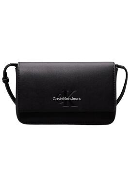 Umhängetasche Calvin Klein Jeans Sculpted Phone Schwarz.