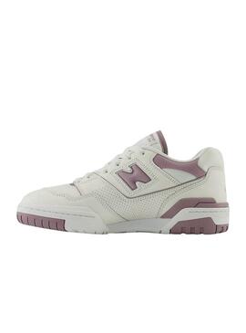 Sneaker New Balance weiß und rosa 550 für Frauen