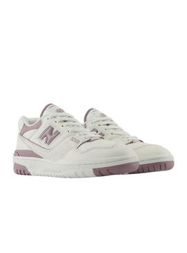 Sneaker New Balance weiß und rosa 550 für Frauen