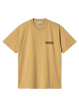 T-Shirt Carhartt Stamp Gelb für Männer