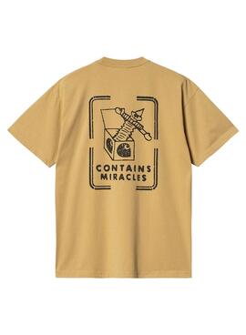 T-Shirt Carhartt Stamp Gelb für Männer