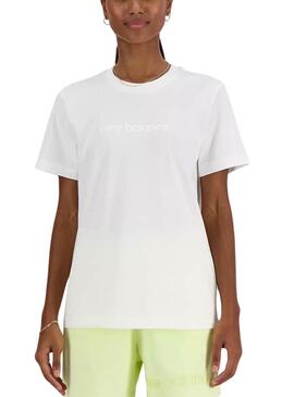 T-Shirt New Balance Density Weiß für Frauen