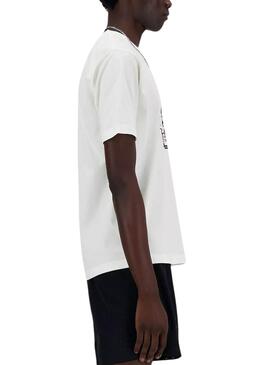 T-Shirt New Balance Relaxed Weiß für Herren.