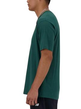 T-Shirt New Balance Essentials Grün für Herren
