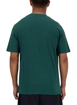 T-Shirt New Balance Essentials Grün für Herren