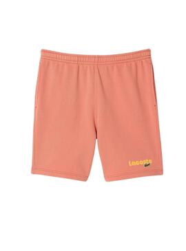 Short Lacoste Effekt Rot für Männer