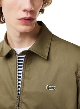 Jacke Lacoste BH7198 Grün für Männer