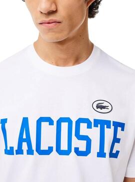 T-shirt Lacoste TH7411 Weiß für Männer