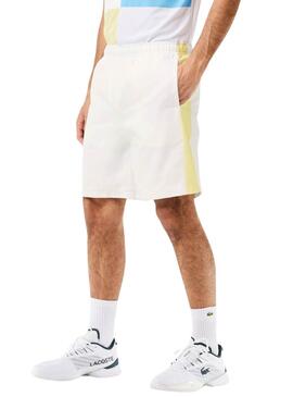 short Lacoste Trainingsanzug Weiß für Herren