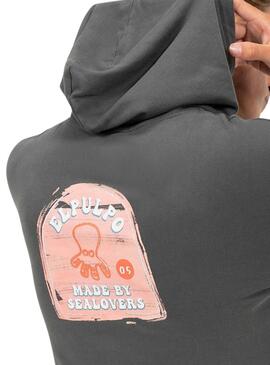 Sweatshirt Der Octopus Sealovers grau für Männer