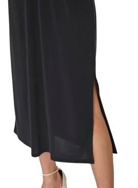 Schwarzes Vila Modala-Kleid für Frauen