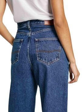 Hose Pepe Jeans Barrel dunkle Denim für Frauen