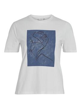 T-Shirt Vila Sybil in Blau für Frauen